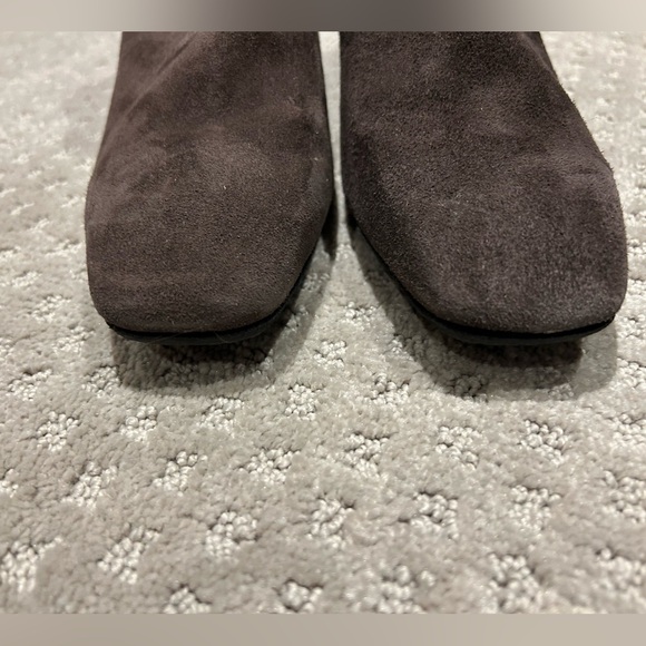 BN/Ron White chocolate brown suede/leather ankle bootssz41 - Picture 6 of 9